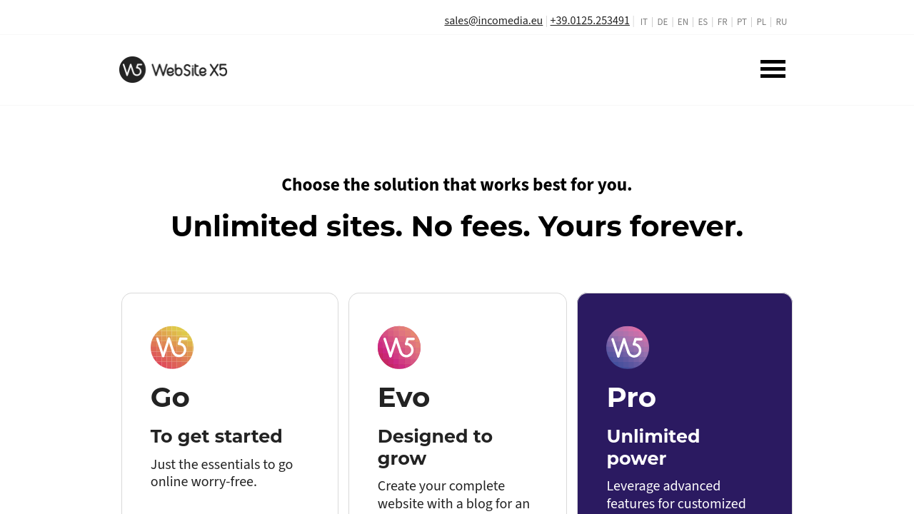 WebSite X5
